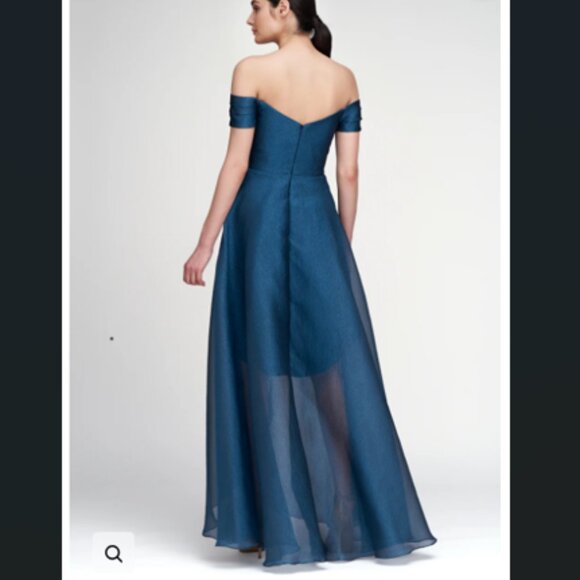 Theia Womens  Cecilia High Low Gown - Picture 4 of 10